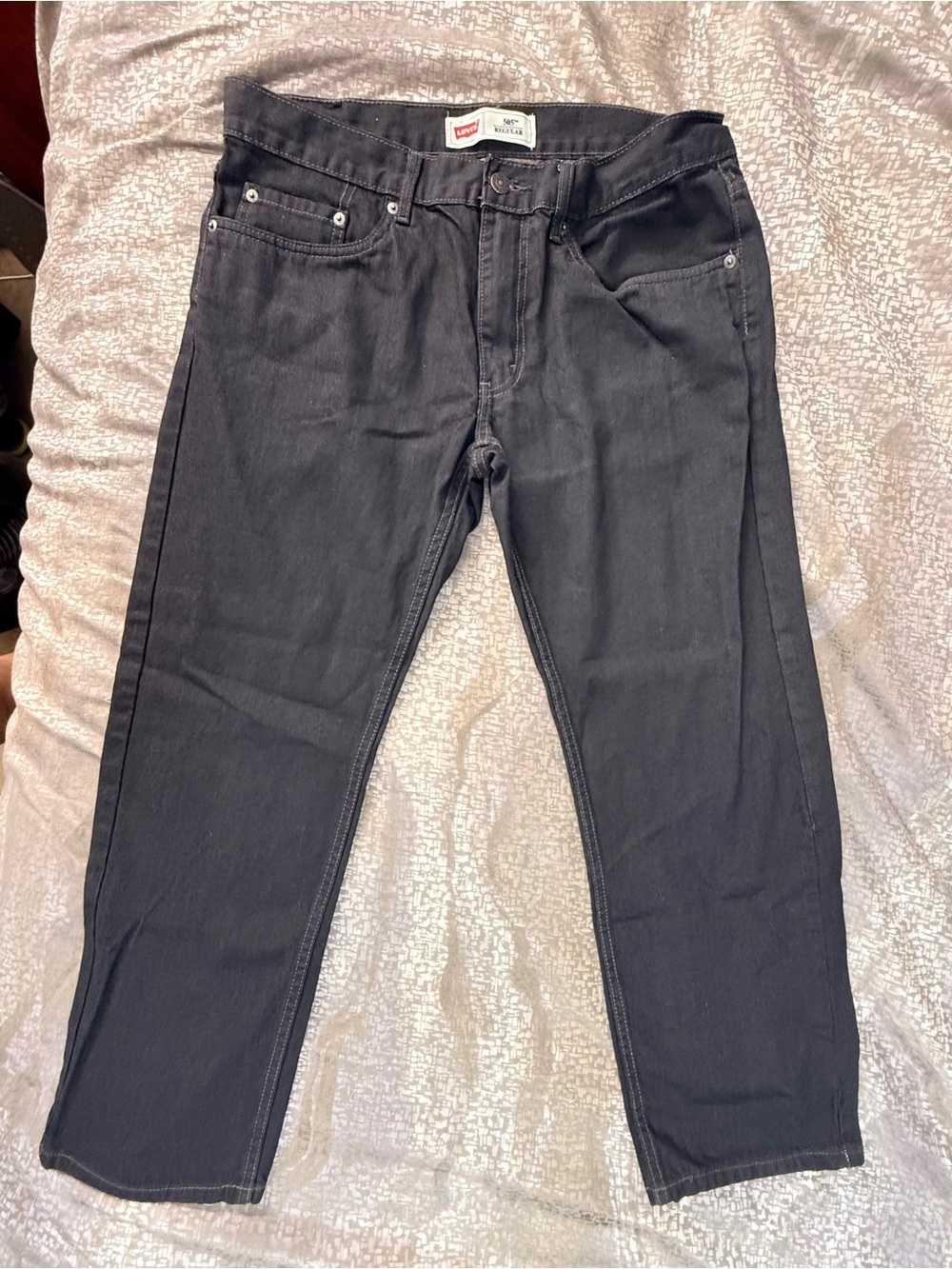 Levi's Men's Black Relaxed Fit Jeans